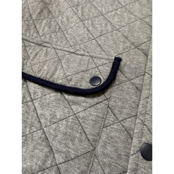 JoS. A. Bank Vest Tailored Fit Gray Zip Quilted Preppy Business Jersey Knit XXL - Picture 2 of 4